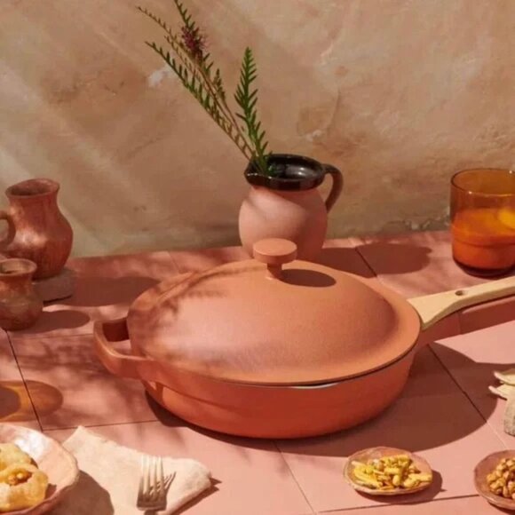 NWT Our Place Always Pan Set with Steamer Basket, Lid, Spatula, Sponge in Spice - Picture 2 of 6